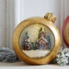 Lighted Musical Snow Globe With Carolers Ornament 1 Lighted Musical Snow Globe With Carolers Ornament -Battery Operated Candles Shop 68567 melrose water globe
