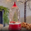 Animated Lighted Water Lantern Christmas Tree With Moving Train Figurine -Battery Operated Candles Shop 80782 animated