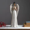 Angel Praying Figurine - 14 Inch Tall Resin -Battery Operated Candles Shop 83868