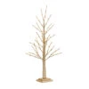 3 Foot Electric Gold Glitter LED Twig Tree - Warm White Lights -Battery Operated Candles Shop 84544 2