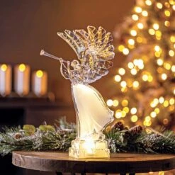 16.5 Inch Battery Operated Pre Lit Angel - NEW 2023