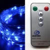 100 Foot Fairy Light Strand With 400 Blue LED Blubs - Remote Control -Battery Operated Candles Shop 93305 main