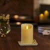 Luminara 3 X 4 Ivory Pillar Candle - Remote Ready -Battery Operated Candles Shop 993269 glam