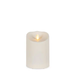 Outdoor Luminara 5.5 Inch Pillar Candle Battery Operated - Timer - Remote Ready