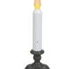 Dual Amber / Warm White LED Window Candle - Aged Bronze -Battery Operated Candles Shop FPC1320A