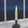 Warm White Christmas Window Candle With Timer Aged Bronze Finish -Battery Operated Candles Shop FPC1620A window