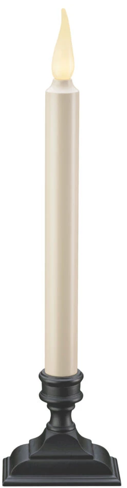 Affinity 12 Inch Taper Candle - 3D LED Flame Technology -Battery Operated Candles Shop FPC1650 with base