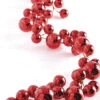 Red Christmas Ball Garland - 4 Feet 2 Red Christmas Ball Garland - 4 Feet -Battery Operated Candles Shop G3216179