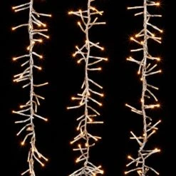 10 Foot Clear Wire FLOWING CLUSTER With 960 Warm White Lights RAZ -Battery Operated Candles Shop L4037042