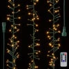 Connectable Cluster Garland 34 Feet Green Wire 1000 Warm White Lights RAZ Imports -Battery Operated Candles Shop L4137016 1
