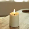 Set Of 6 Ivory Votive Candles 2 X 3 - Timer -Battery Operated Candles Shop TL28S nan