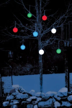 Illuminating Green Outdoor LED Pulsing 5"" Globe - Battery Powered Light Sensor 7 Illuminating Green Outdoor LED Pulsing 5"" Globe - Battery Powered Light Sensor -Battery Operated Candles Shop WP500 WP510 WP560 WP580 night snow 2