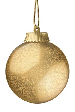 Illuminating Gold Outdoor LED Pulsing 5" Globe - Battery Powered Light Sensor