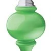 Illuminating Green Outdoor LED Pulsing 10" Finial - Battery Powered Light Sensor -Battery Operated Candles Shop WP665