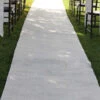 Burlap Wedding Aisle Runner 36 Inch X 100 Feet Rustic - White 1 Burlap Wedding Aisle Runner 36 Inch X 100 Feet Rustic - White -Battery Operated Candles Shop WhiteAisleRunner