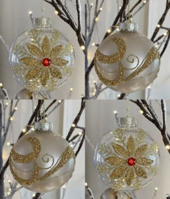 SHATTERPROOF Ornaments Set Of 4 - 2 Styles