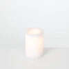 Outdoor All Weather WHITE Wax Candle 3 X 4 Inch With 5 Hour DUSK ON Timer 2 Outdoor All Weather WHITE Wax Candle 3 X 4 Inch With 5 Hour DUSK ON Timer -Battery Operated Candles Shop aww34111wh