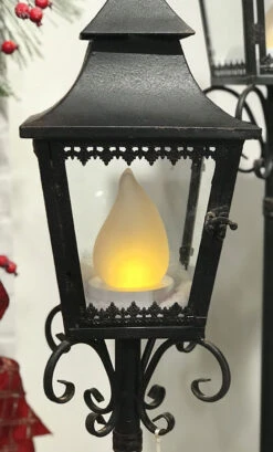 Large 6 Inch Candle Tip Flame Battery Operated Bulb -Battery Operated Candles Shop bulb in lantern