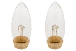 Set Of 2 Dual-Glow Replacement Bulbs For Cordless Window Candles - Ivory Taper 7 Set Of 2 Dual-Glow Replacement Bulbs For Cordless Window Candles - Ivory Taper -Battery Operated Candles Shop bulb ivory streetside 1