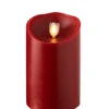Moving Flame Red Candle Battery Operated 3.5 X 5 Timer - Remote Ready -Battery Operated Candles Shop burgundy 5 inch moving flame
