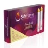 Flameless Candlelight Service Candles - Flickering Amber Flame - (25 Pcs) -Battery Operated Candles Shop candlelight service candles amber