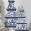Chinoiserie Trees Set Of 2 - From RAZ Imports NEW 2023 -Battery Operated Candles Shop chinoiserie trees