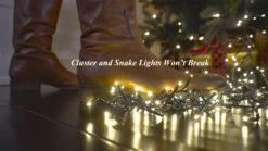 44 Foot Christmas Cluster Lights With 1300 Multi Color LED Garland - Green Wire - Remote Control RAZ 8 44 Foot Christmas Cluster Lights With 1300 Multi Color LED Garland - Green Wire - Remote Control RAZ -Battery Operated Candles Shop cluster and snake wont break 3