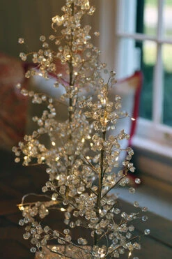 24 Inch Lighted Jeweled Acrylic Tree - 30 Lights -Battery Operated Candles Shop cry tree lit 2