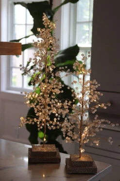 32 Inch Lighted Jeweled Acrylic Tree - 50 Lights -Battery Operated Candles Shop cry tree two 2