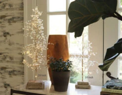 24 Inch Lighted Jeweled Acrylic Tree - 30 Lights -Battery Operated Candles Shop crystal trees lighted 2 siz 2