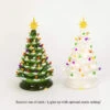 Set Of 2 Assorted Green Dolomite And White Dolomite Lighted Trees With Music Setting - 13.9 Inch 1 Set Of 2 Assorted Green Dolomite And White Dolomite Lighted Trees With Music Setting - 13.9 Inch -Battery Operated Candles Shop dolomite trees set of 2