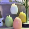 4 Inch Lighted Wax Egg Candles Set Of 4 Assorted Spring Colors With Timer - NEW 2023 1 4 Inch Lighted Wax Egg Candles Set Of 4 Assorted Spring Colors With Timer - NEW 2023 -Battery Operated Candles Shop egg candles lighted