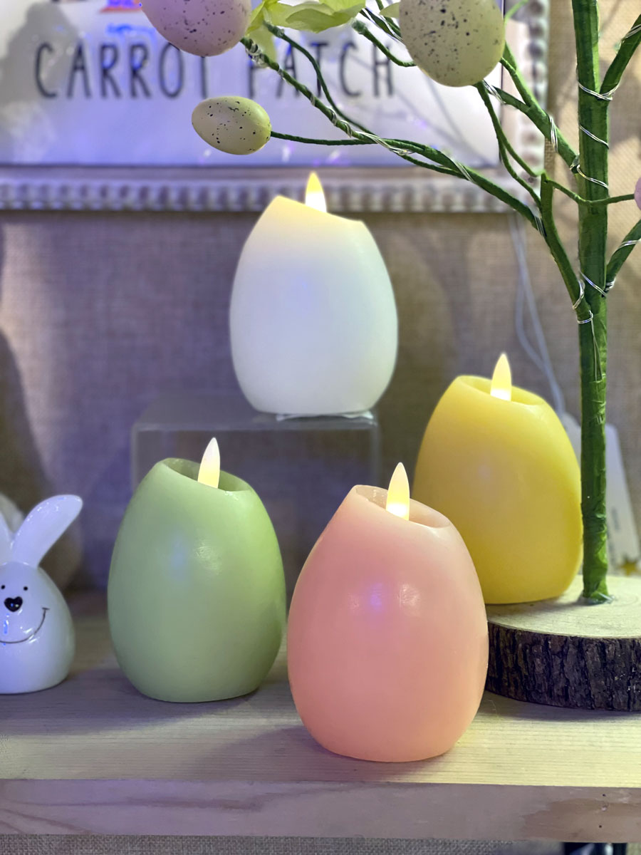 Battery Operated Candles Shop -Battery Operated Candles Shop egg candles lighted