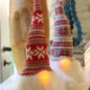 Lighted Christmas Gnomes - Battery Operated 15.75 Inch Tall Set Of 2 -Battery Operated Candles Shop gnomes with tall hats