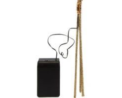 Battery Operated LED Gold Glitter Branch - 36 Inch 60 LED's - Timer -Battery Operated Candles Shop gold twig with battery pack