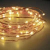 120 Warm White LED String Lights Flexible Wire-Electric 20 Feet -Battery Operated Candles Shop gr ww series 1