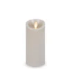 Luminara Gray 3 X 6 Pillar - Remote Ready -Battery Operated Candles Shop gray 7 inch luminara