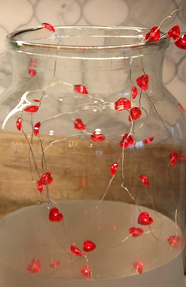 Red Heart String Lights - Set Of 2 With 40 Lights - 6 Hour Timer 5 Red Heart String Lights - Set Of 2 With 40 Lights - 6 Hour Timer - Image 3