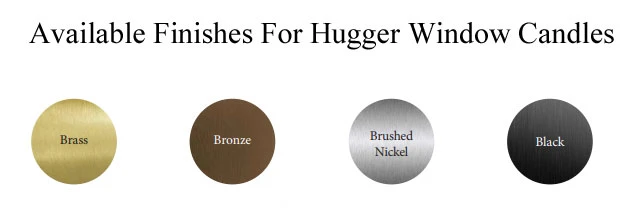 Adjustable Window Hugger Candles Dual Sided Bulb Bronze Finish Set Of 2 - Remote Control 6 Adjustable Window Hugger Candles Dual Sided Bulb Bronze Finish Set Of 2 - Remote Control - Image 4