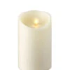 Moving Flame Ivory Candle Battery Operated 3.5 X 5 Timer - Remote Ready -Battery Operated Candles Shop ivory 5 inch moving flame candle