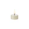 Uyuni 1.5 X 1.75 Inch Tealight Candle Ivory - Remote Ready 2 Uyuni 1.5 X 1.75 Inch Tealight Candle Ivory - Remote Ready -Battery Operated Candles Shop ivory uyuni tealight