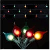Kismet String Light 14 Feet - 15 Multi Color Lights On Green Wire - Connect Up To 8 Strands -Battery Operated Candles Shop kismit full image