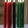 Flameless Kwanzaa Candles - Set Of 7 Tapers (Battery Operated) 2 Flameless Kwanzaa Candles - Set Of 7 Tapers (Battery Operated) -Battery Operated Candles Shop kwanzaa full