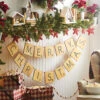 Scrabble Game Letter Holiday Garland - 4 Foot -Battery Operated Candles Shop letters lifestyle