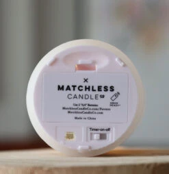 Matchless 360 Degrees Moving Flame LED Pillar Candle - 3 X 6.5 Inch 11 Matchless 360 Degrees Moving Flame LED Pillar Candle - 3 X 6.5 Inch -Battery Operated Candles Shop matchless candle bottom 2