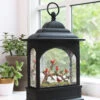 11 Inch Cardinal Glitter Lighted Water Lantern With USB And Timer -Battery Operated Candles Shop new black lantern cardinals