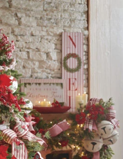 Wood Porch Sign - 38 Inch NOEL -Battery Operated Candles Shop noel porch sign glam 2