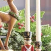 Nutcracker Taper Candlestick Holders - Set Of 2 From RAZ 2 Nutcracker Taper Candlestick Holders - Set Of 2 From RAZ -Battery Operated Candles Shop nutcracker candlestick
