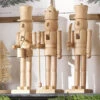 Nutcracker Wooden Figurines 15.5 Inch - Set Of 3 From RAZ -Battery Operated Candles Shop nutcracker full image