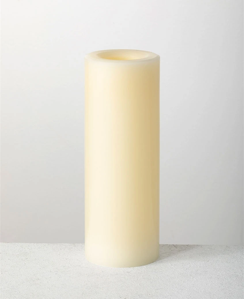 Real All Weather Wax Outdoor Candle 3 X 8 Inch - 5 Hour DUSK ON Timer 3 Real All Weather Wax Outdoor Candle 3 X 8 Inch - 5 Hour DUSK ON Timer